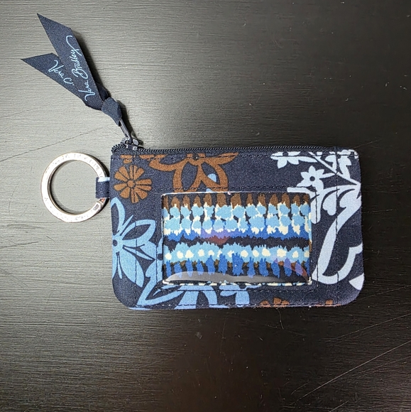 Vera Bradley Handbags - Vera Bradley Floral Patterned Keychain Wallet ID Holder For Lanyard